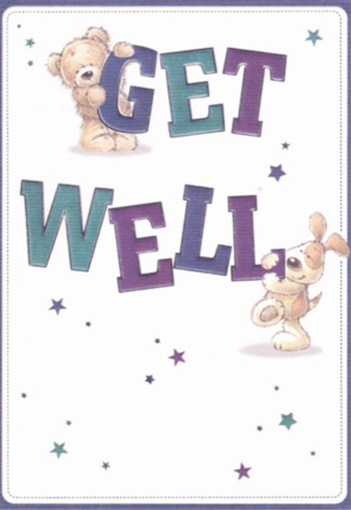 This heartfelt get well card, inspired by the spirit of South Ruislip, is a joyful celebration of gentle encouragement. The friendly illustrations of a plush teddy bear and an exuberant puppy bring a wave of optimism, their fluffy textures and velvety ears nearly tangible. Playful stars dance through the air around them, feeling as if they scatter warm wishes across Eighteen Acre Meadow or the leafy lanes off Field End Road. Large, confident typography anchors the design, shaded in purples and aquas that exude cheerful reassurance-much like a fresh hand-tied bouquet from a local South Ruislip florist. The background's airy brightness creates an atmosphere light and revitalising, perfect for lifting spirits. This card channels the positivity and heartfelt care found throughout South Ruislip, as if each element were hand-selected by a florist who knows the community well. Combined with a vibrant bouquet, it becomes a radiant offering of hope and comfort, tailor-made for any age or stage of recovery.
